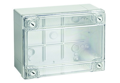 ДКС Коробка ответвит. с гладкими стенками и прозрачной крышкой, IP56, 190х140х70мм
