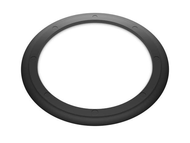 ДКС Кольцо резиновое уплотнительное для двустенной трубы, д.50мм